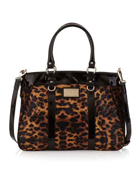 versace leopard print bag|versace black and white purses.